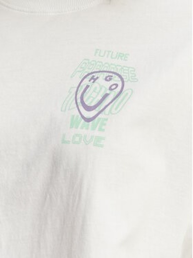 HUGO T-Shirt Tee 50560784 Biały Oversize