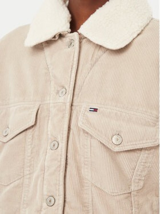 Tommy Jeans Kurtka przejściowa Trucker DW0DW23415 Szary jasny Regular Fit