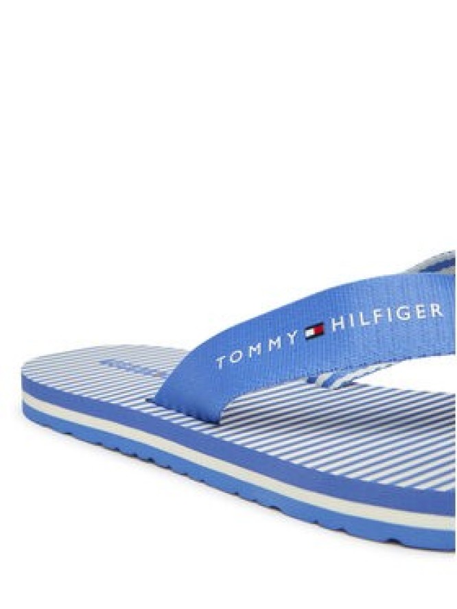 Tommy Hilfiger Japonki Th Ithaca Stripe Summer Sandal FW0FW09192 Niebieski