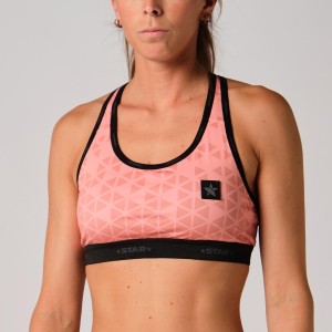 Biustonosz dla kobiet Star Beach Wear Peach Meteorite