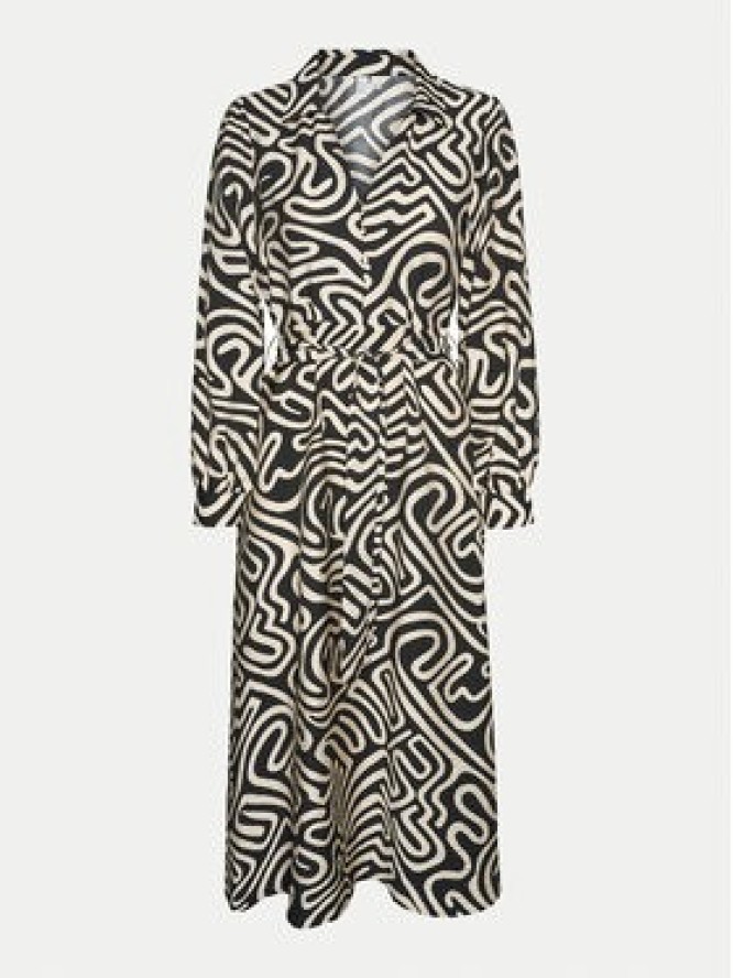 Vero Moda Sukienka koszulowa Vigdis 10323267 Czarny Regular Fit