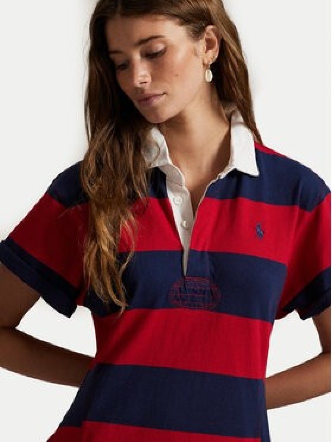 Polo Ralph Lauren Sukienka codzienna 211971761001 Czerwony Regular Fit