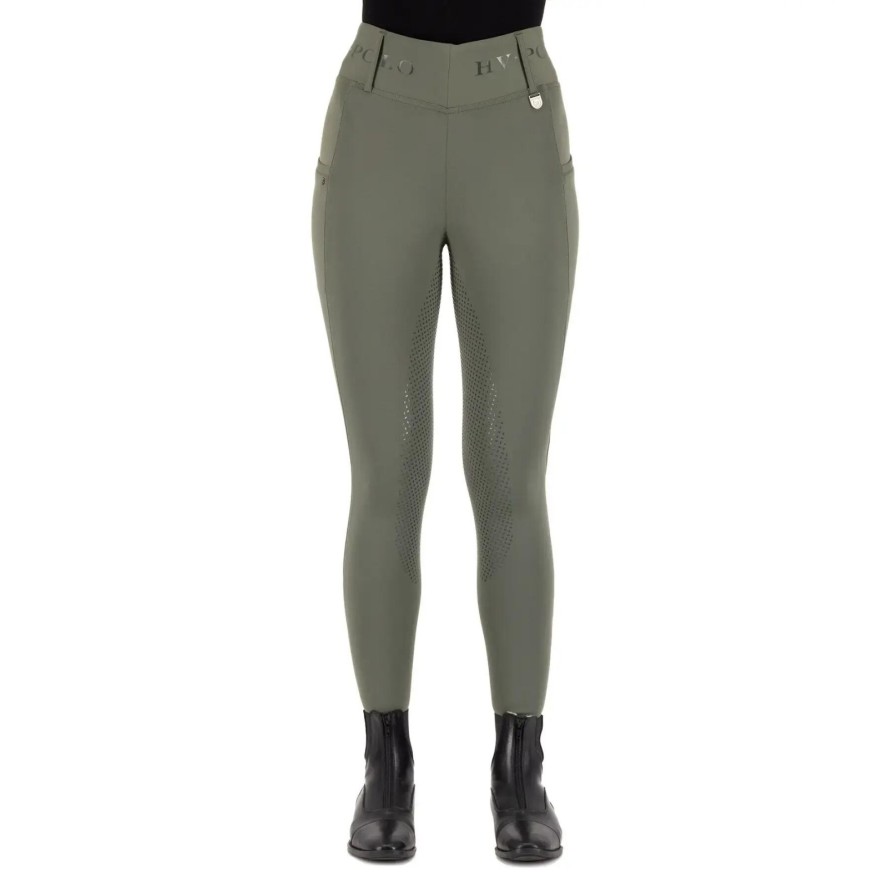 Damskie legginsy jeździeckie z pełną przyczepnością HV Polo Favourite summer