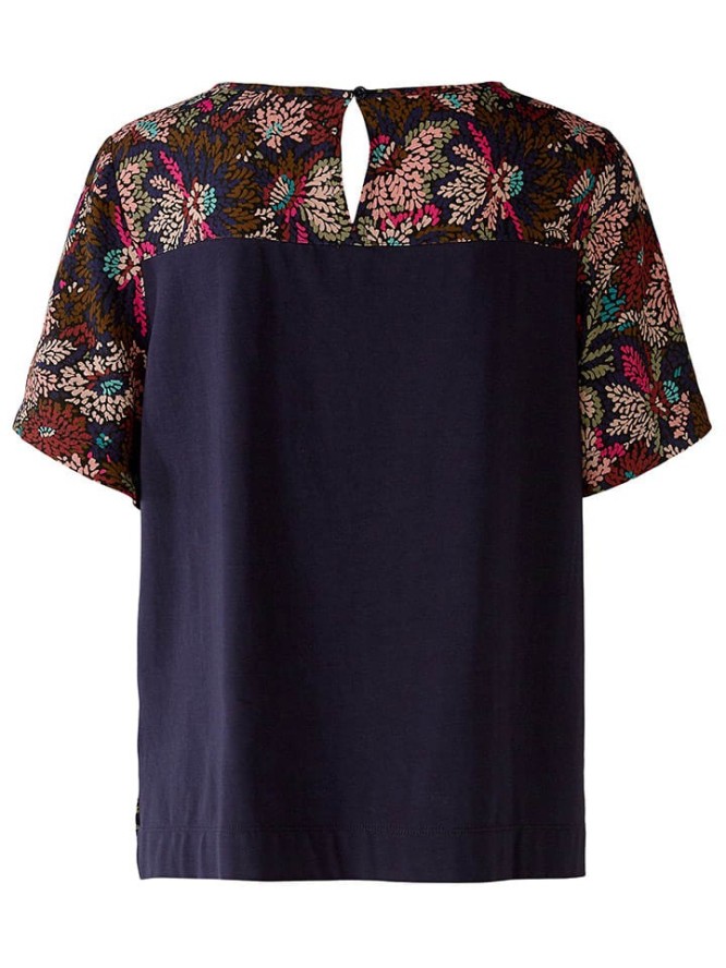 Oui Bluzka w kolorze czarno-brązowym rozmiar: 36