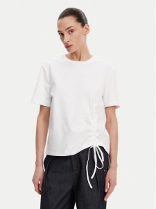 French Connection T-Shirt 76QZA Biały Relaxed Fit