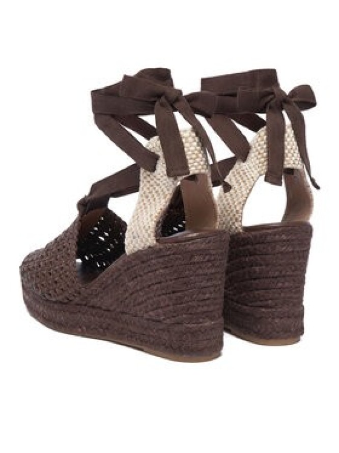 Weekend Max Mara Espadryle 2615521155670 Brązowy ciemny