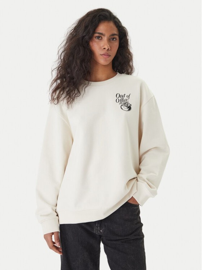 HUGO Bluza Classic 50560782 Beżowy Relaxed Fit