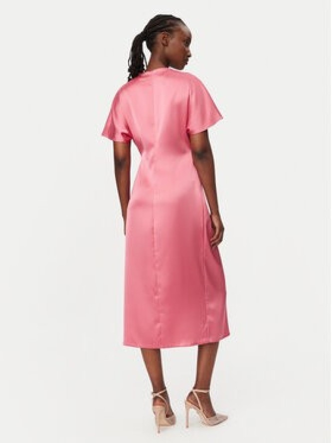 Rinascimento Sukienka koktajlowa CFC0127457003 Różowy Regular Fit