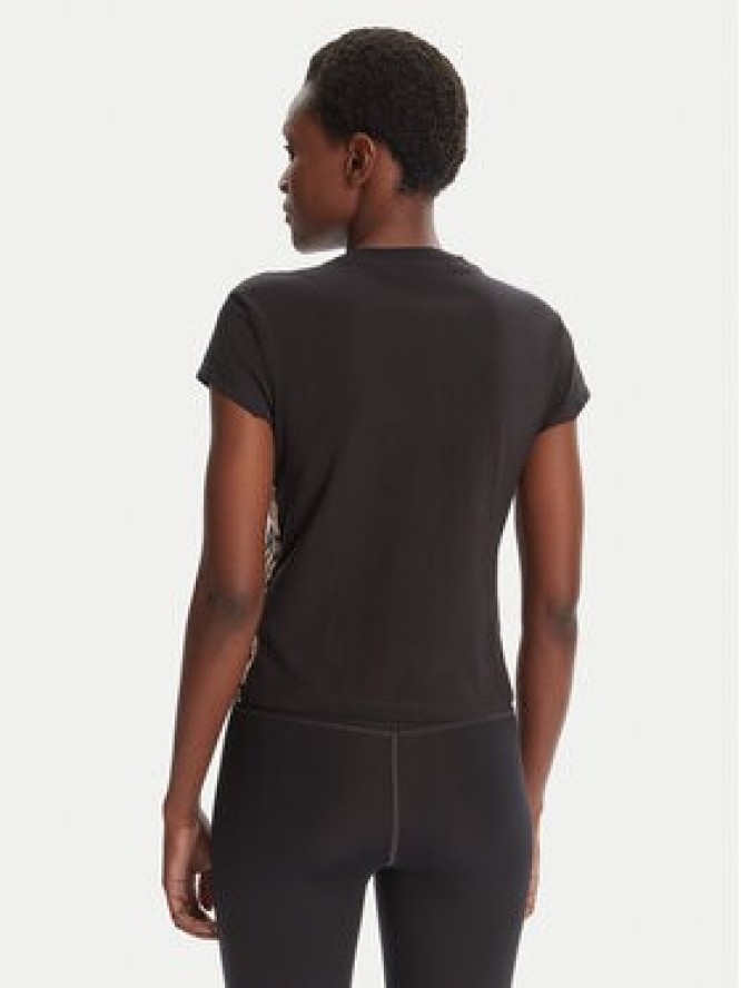 adidas T-Shirt Animal Print 3-Stripes JM1856 Beżowy Slim Fit