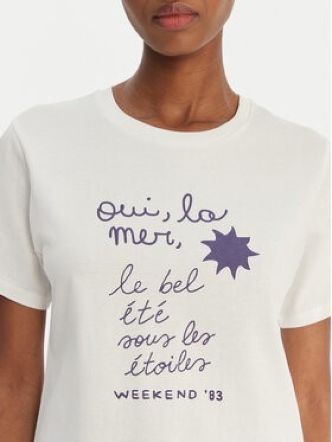 Weekend Max Mara T-Shirt Pantera 2615971032 Biały Regular Fit