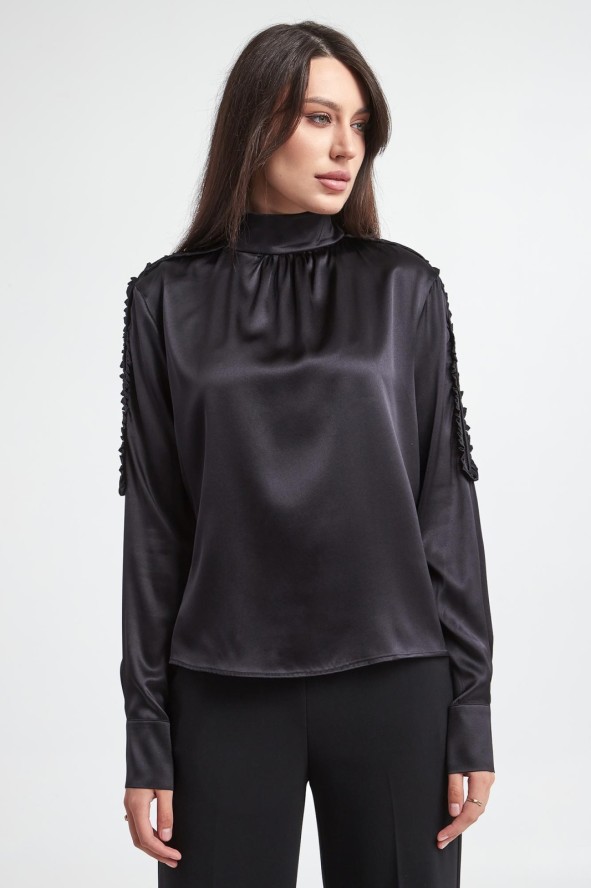 Bluzka damska jedwabna Buck PINKO