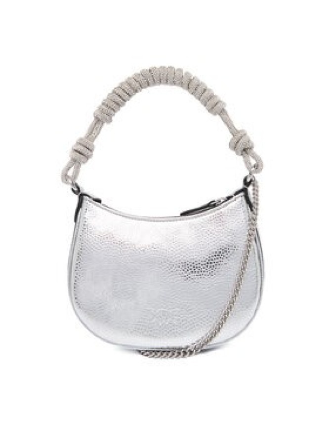 PINKO Torebka Half Moon Baby C + Manico Al 25-26 PLTT 105913 A2WD Srebrny
