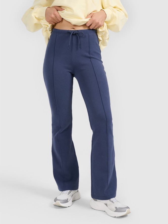4F Spodnie dresowe z rozszerzanymi nogawkami damskie - granatowe XS
