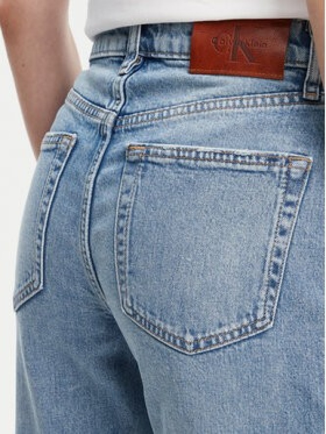 Calvin Klein Jeans Jeansy LV047B914G Niebieski Straight Fit