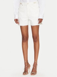 MET Szorty jeansowe M10 137SH Biały Regular Fit