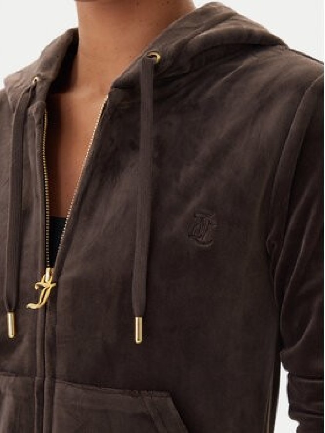 Juicy Couture Bluza Robertson JCAP176G Brązowy Slim Fit