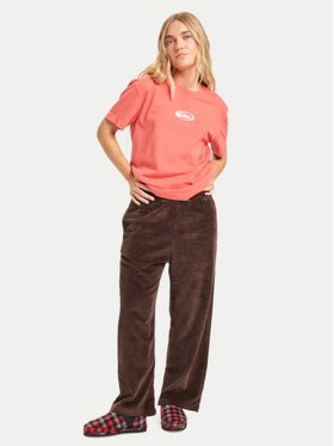 Quiksilver T-Shirt Standard EQWZT03197 Bordowy Regular Fit