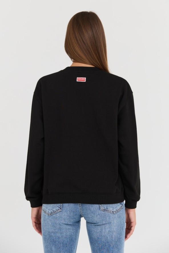 KENZO Czarna damska bluza TIGER VARSITY JUNGLE CREW-NEC, Rozmiar XS