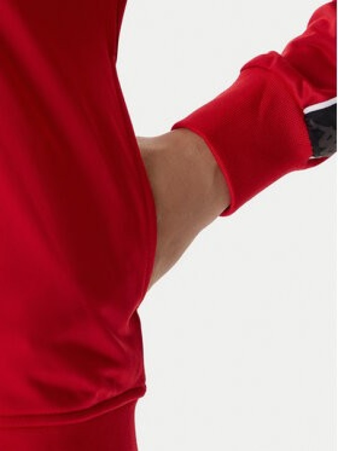 Kappa Bluza 301PSC0 Czerwony Slim Fit