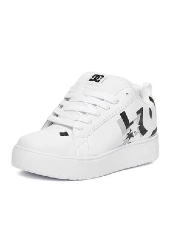 DC Shoes Sneakersy CEO-COURT GRAFFIK PLATFORM DC02422101 Biały