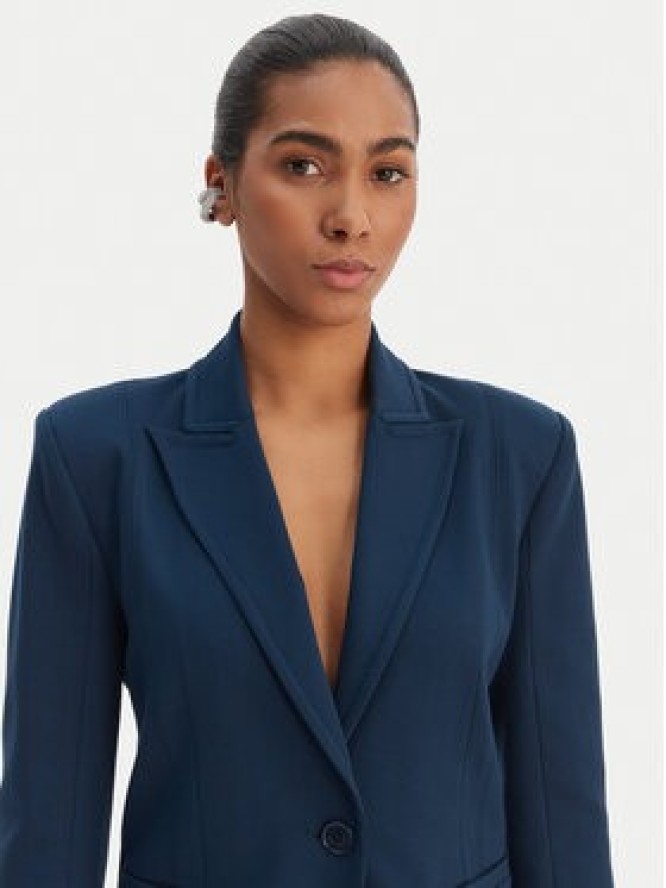 Patrizia Pepe Marynarka 8S0584/A715-CA97 Niebieski Regular Fit