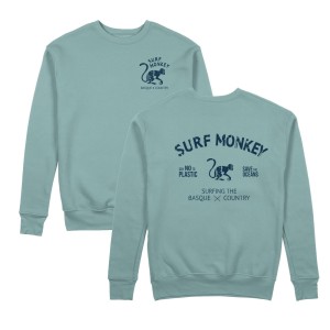 Bluza Save the Ocean – Okrągły dekolt / Dorosły (Szałwia)