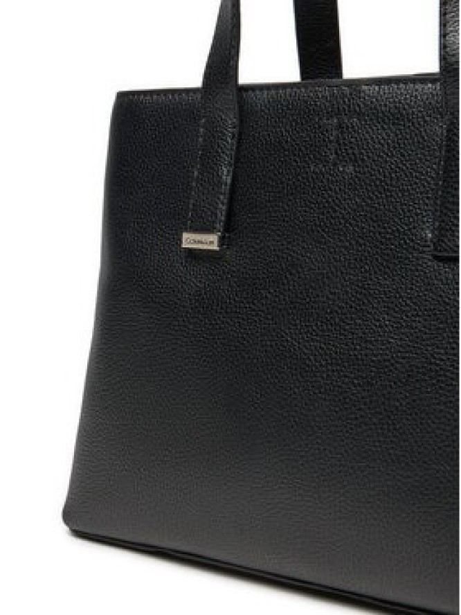 Calvin Klein Torebka Ck Plaque Small Tote K60K612781 Czarny