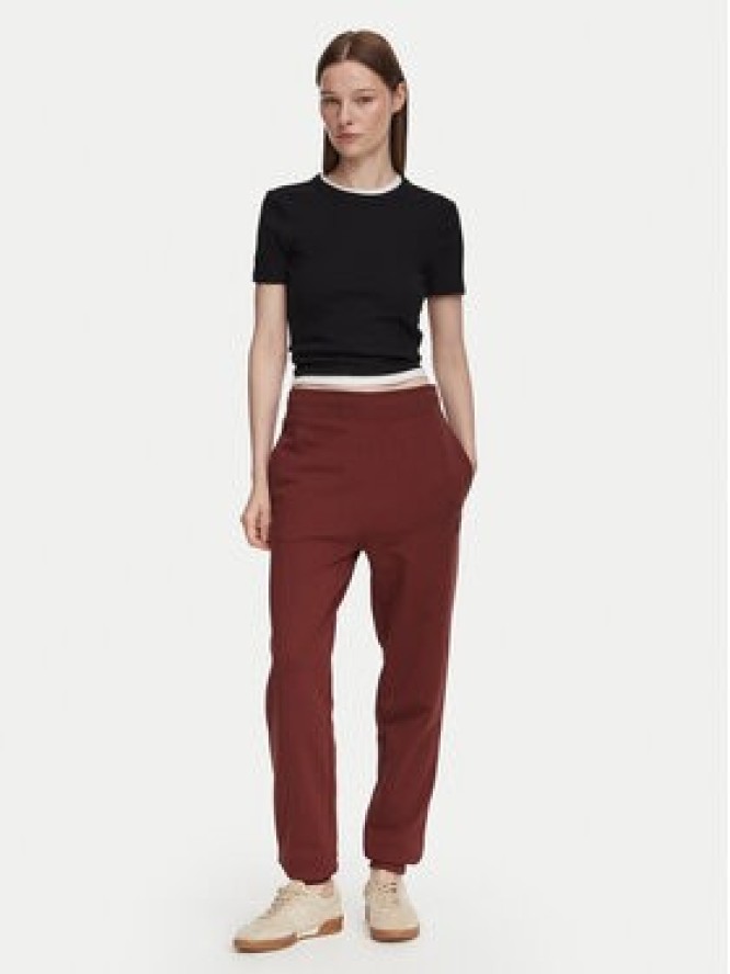 HUGO Spodnie dresowe Nelfinia 50522417 Brązowy Regular Fit