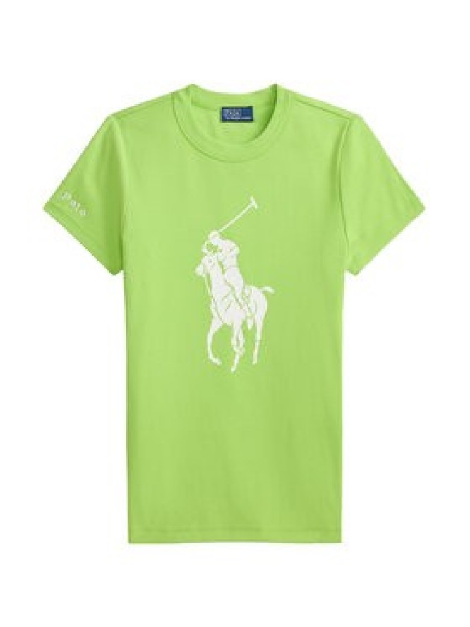 Polo Ralph Lauren T-Shirt 211A96259004 Zielony jasny Slim Fit