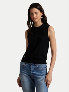 Polo Ralph Lauren Sweter 211972111001 Czarny Straight Fit