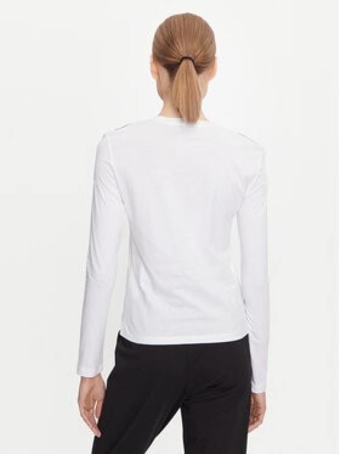 EA7 Emporio Armani Bluzka 6DTT16 TJLOZ 1100 Biały Regular Fit