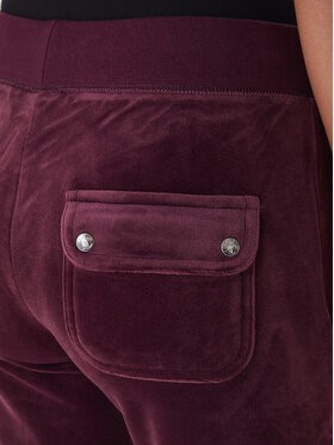 Juicy Couture Spodnie dresowe Layla JCSEBJ001 Bordowy Flared Leg