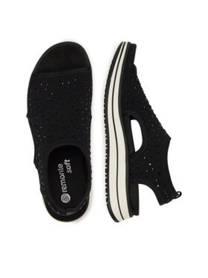 Remonte Sandały D1J55-00 Czarny