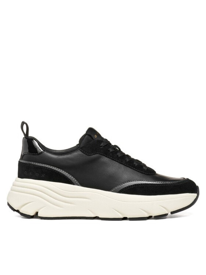 Geox Sneakersy D Diamanta D66UFA 08522 C9999 Czarny