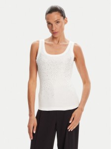 Rinascimento Top CFC0124040003 Biały Regular Fit