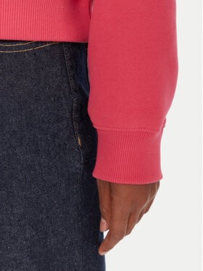 Tommy Jeans Bluza Silver Script DW0DW21961 Różowy Regular Fit