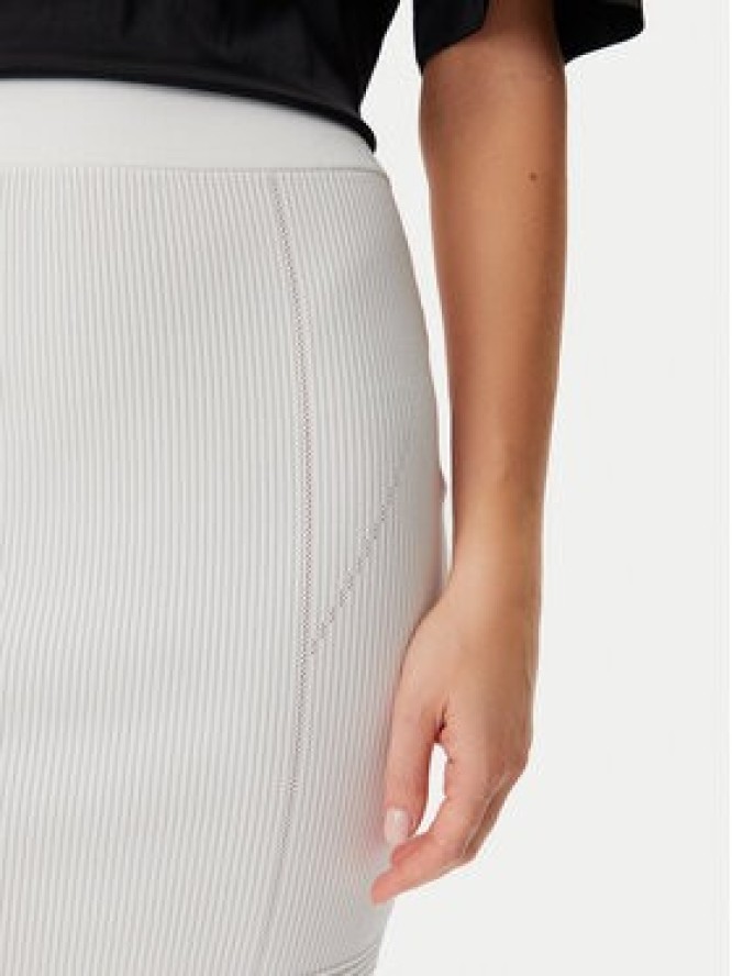 Guess Spódnica ołówkowa W5GD88Z3L10 Écru Slim Fit