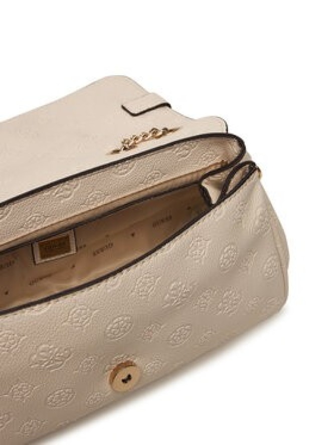 Guess Torebka Ella Logo HWPD97 46210 Beżowy jasny