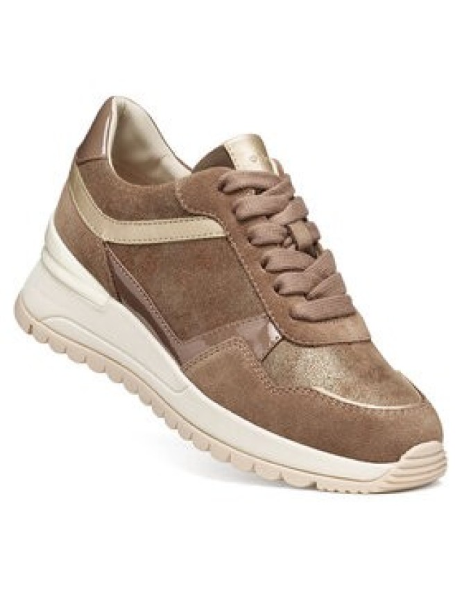 Geox Sneakersy D Desya D6500A 0QM22 C6002 Brązowy jasny