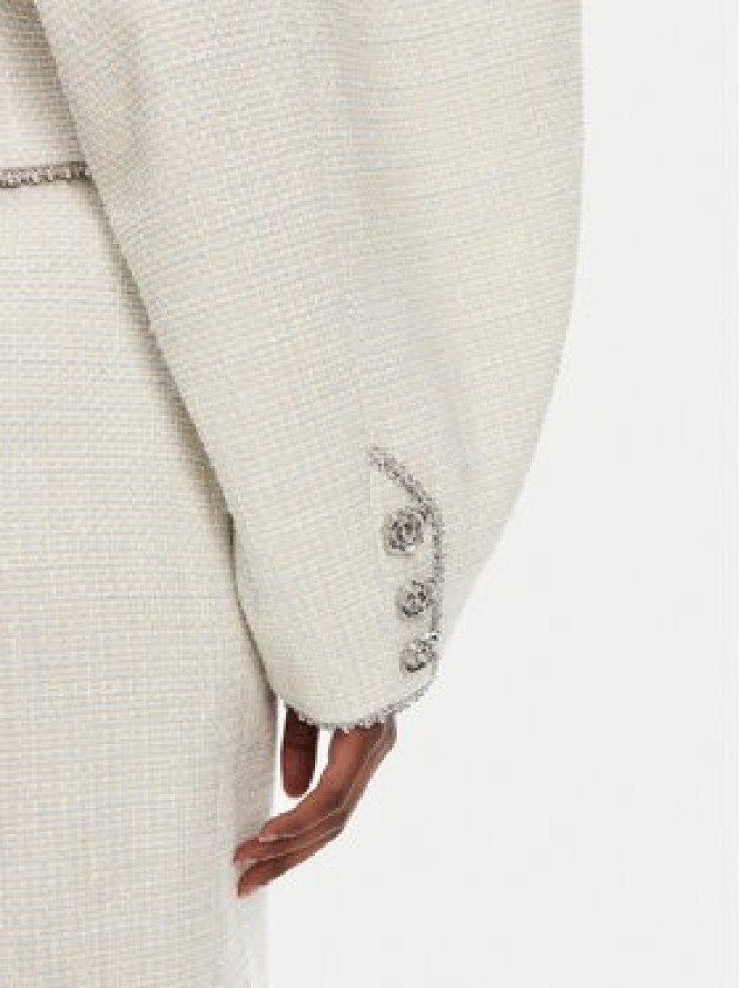 ROTATE Marynarka 1136793042 Écru Relaxed Fit