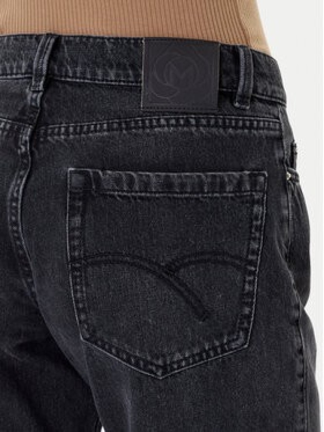 Marella Jeansy 2523186034 Czarny Wide Leg