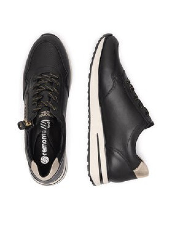 Remonte Sneakersy D1G00-03 Czarny