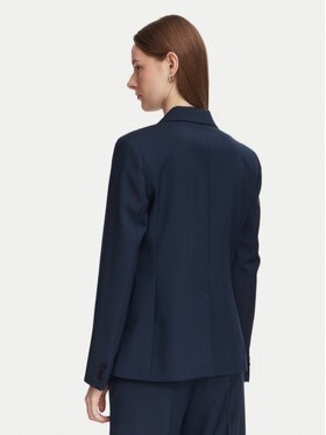 Weekend Max Mara Marynarka Lamine 2625046081 Granatowy Regular Fit
