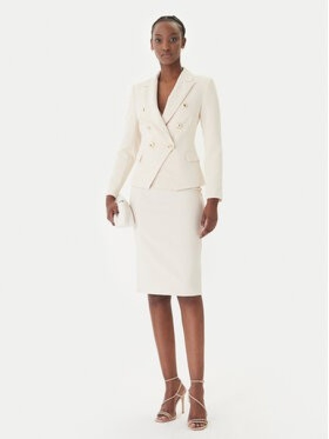 Rinascimento Spódnica ołówkowa CFC0128651003 Beżowy Slim Fit