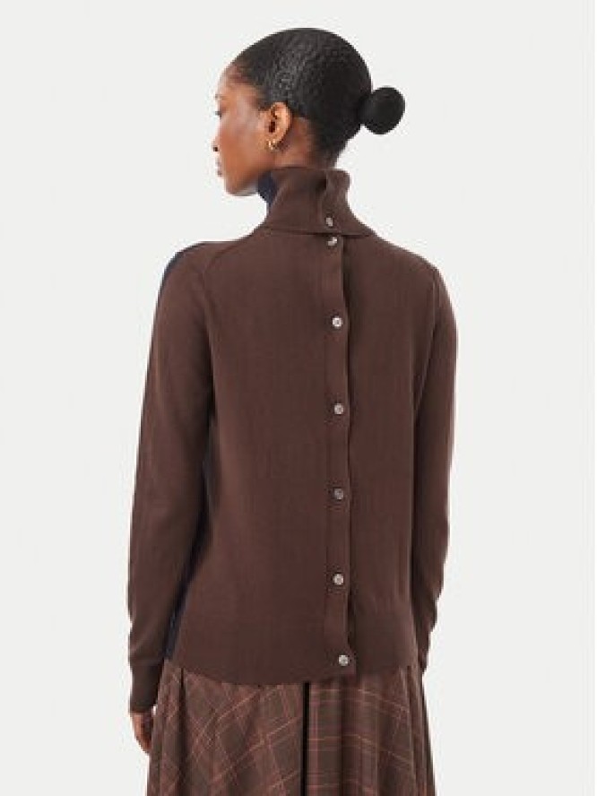 MAX&Co. Golf Quadro 2626366023200 Granatowy Regular Fit