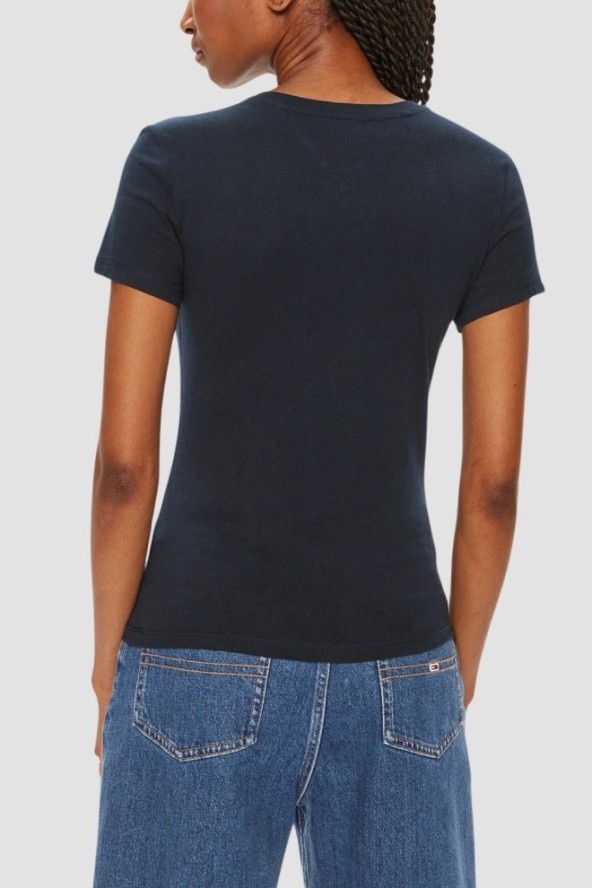 TOMMY JEANS Granatowy damski t-shirt, Rozmiar S