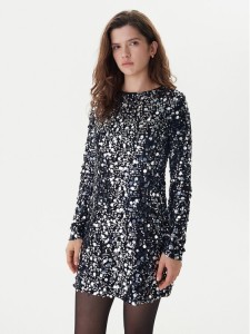 ONLY Sukienka koktajlowa Anika 15358384 Czarny Loose Fit