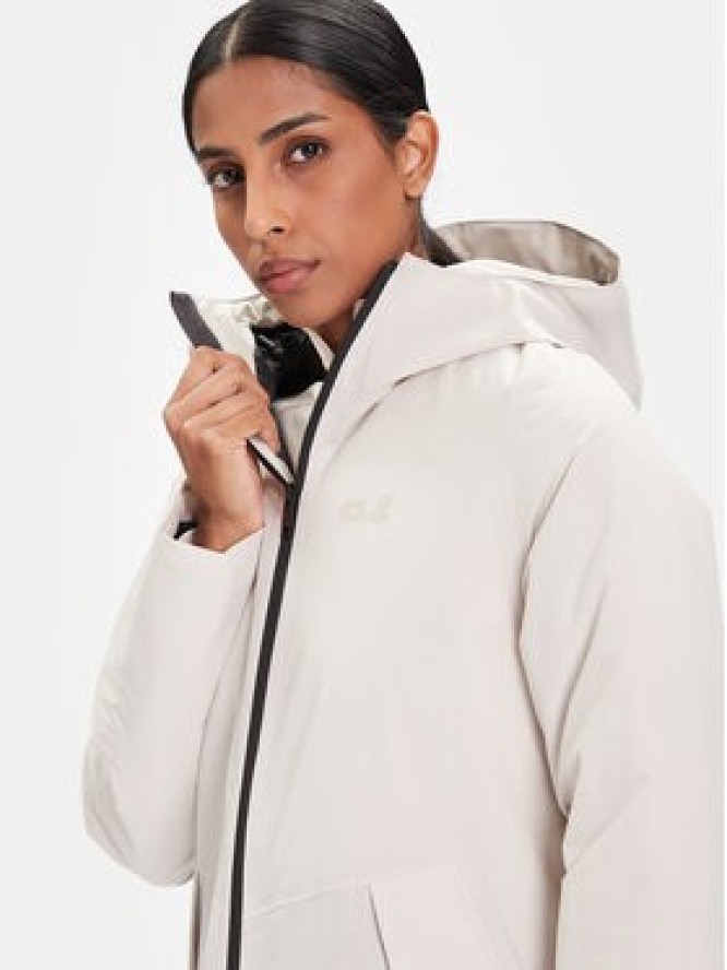 Jack Wolfskin Kurtka zimowa Frost Haven A65091 Beżowy Regular Fit