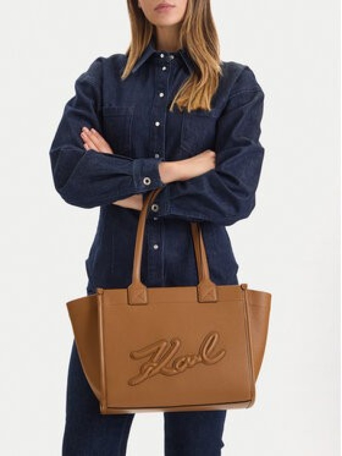 KARL LAGERFELD Torebka A4W30258 Brązowy