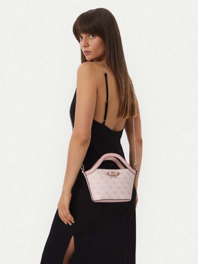 Guess Torebka Lindsey Mini HWSG97 49750 Różowy jasny
